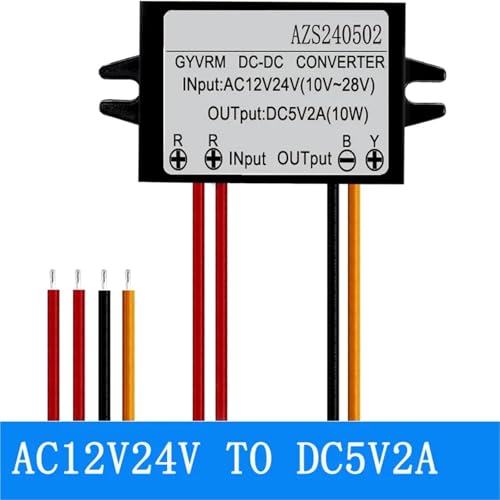 Convertisseur AC DC 24V 5V 2A module étanche compact antichoc pour LED