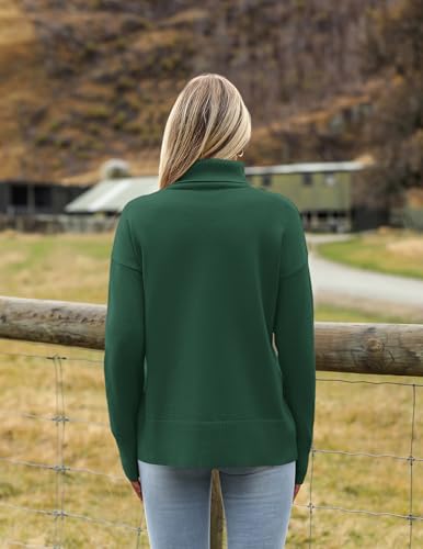 Image of Zeagoo Women's Turtleneck Sweater 2026 Fall Winter Chunky Knitted Pullover