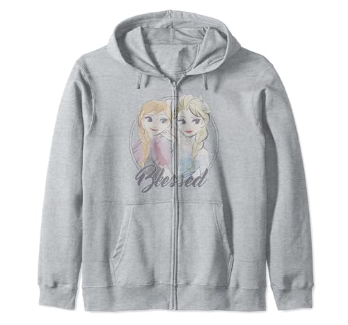 Disney Frozen Anna And Elsa Blessed Portrait Sudadera con Capucha