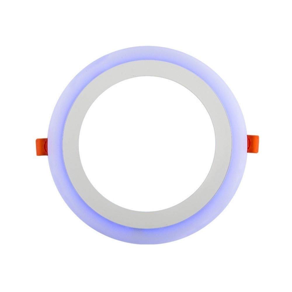 OUUED LED Recessed Lighting Replacement Retrofit Downlight Daylight Baffle Trim Ceiling Light for Kitchen Garage Satin Nickel Die Cast Aluminium Fire Rated (Color : Neutral light-4000K)