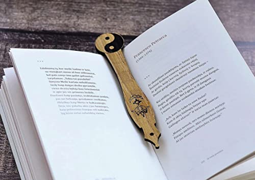 Style Works Segnalibro in legno personalizzato con incisione...