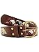 Beautiful Nomad Belts for Women Western Fashion Boho Embroidery PU Leather Belt for Jeans Dress