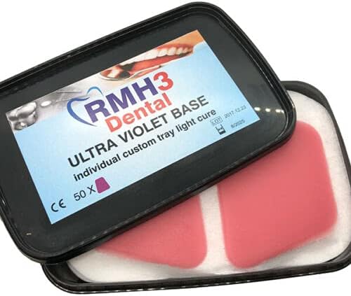 Dental Light Cure Custom Tray Material Pink 50/Box 2.0mm Thickness