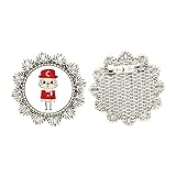 Türkei Landflagge Kulturort UU Silber Blume Brosche Haken Pin Breastpin, M