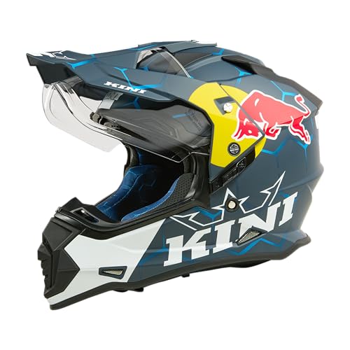 O'NEAL ADV Casco da moto Kini Red Bull 1.0, colore blu/bianco, taglia L