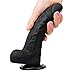 KYECOCO Cọnşólådõr Sềxụãl para Mujeres Rěàḷ Sịlïcọnã 20 cm Dîôdộ Cọnşólådõr Mujer Negro Pęñẹś Sềxụãles para Mujeres y Hombres Cónşộlàdõrẹs para Mujer Bụẹñõs Flexible Jửgúetěs Sêsxuälễs para Hombres
