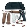 DH2 Gel Applicator Gun Set Precision Dispensing Tool with 3 Refillable Tubes, Interchangeable Tips, Connectors and Storage Case Fits Standard 35g Cartridges Gel Not Included