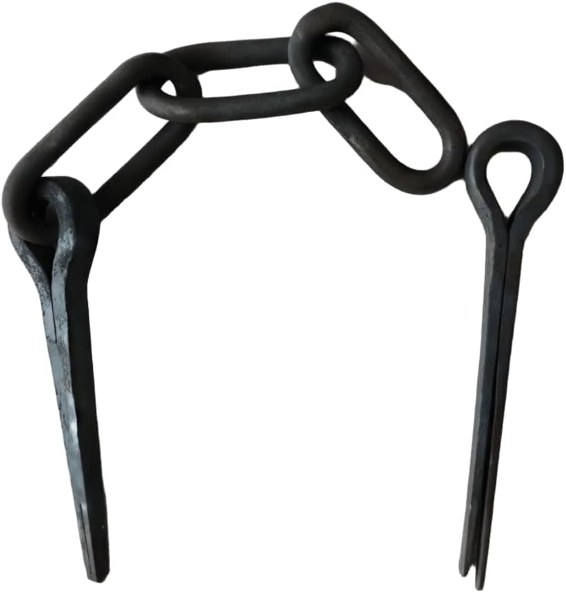 Vintage Wrought Iron Gate Latch – Old Fashioned Antique Manual Door Lock, Matte Black Heavy-Duty Rustic Farmhouse Hardware for Wooden or Metal Gates