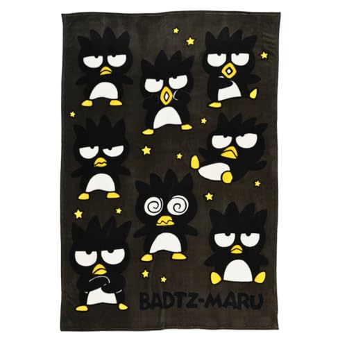 Collectibles Badtz-Maru Bedding Super Soft Cozy Blanket, 62 in x 90 in, (Officially Licensed Product) by Franco