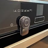 Booboo® Oven Lock x1pc Black Child Oven Lock for Oven Doors - Childproofing Kitchen Safety with Kids Protector, Baby Oven Guard, and Safety...