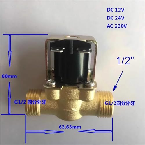 Électrovanne solénoïde pour stopper les fuites d'eau réseau AC 220V NPT - 4