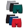 Hanes Mens Underwear Briefs, Cool Dri Moisture-wicking Cotton No-ride-up For Men, Multi-packs Available Boxer, 6 Pack - Assorted, XX-Large US