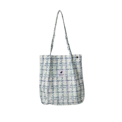 Sac Velours Cotelé Femme,Sac Fourre Tout Velours Côtelé Imprimé Léopard pour Femme,Sacs Femme fourre Tout Grande Capacité pour Le Shopping,Les...