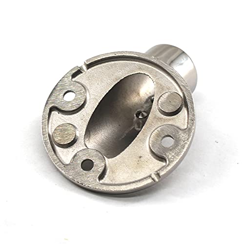 Zerniple Boat Railing Fittings Deck Hardware 316 Stainless Steel 30 Degree Tube Base Rod Flange Holder (pack of 2) - Image 3