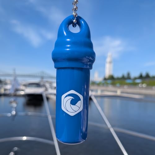 Image of Seahive Floating Keychain (2 pack) with Waterproof Safety Container Boat Key Float - Pontoon, Fishing Accessories key holder