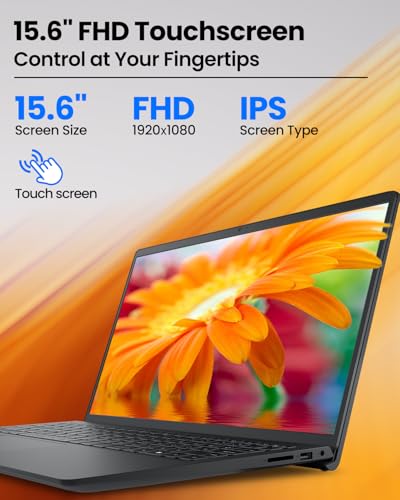 Image of Dell Inspiron 15 3530 Laptop Computer, 15.6 inch Touchscreen WVA LED FHD Anti-Glare Display, 16GB RAM, 1TB SSD, Windows 11 Pro, Intel 10-Core i5-1334U, AI Copilot for Student & Business