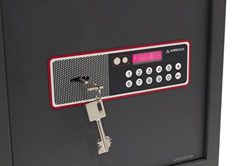 ARREGUI Cover 172060 Schmaler Versteckter Tresor für die Schrankrückwand, Getarnter Safe für Doppelrückwände, 2-Faktor- Sicherheitsschloss: Elektronik + Schlüsselschloss, 35x35x15 cm, 11 L