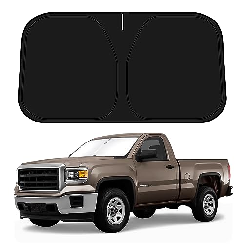 Pare-soleil pare-brise GMC Sierra 1500 protection UV pliable 210T