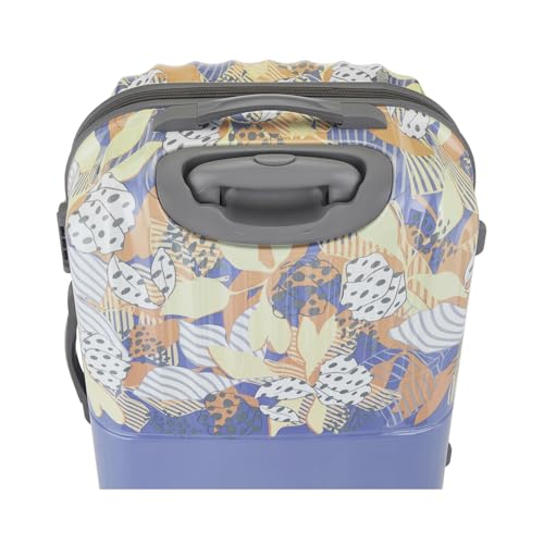 Image of Sprout 79cm Trolley Bag,Hard Side 8 Wheel Check-in Luggage- Lilac, Printed, Travel Bag for Women