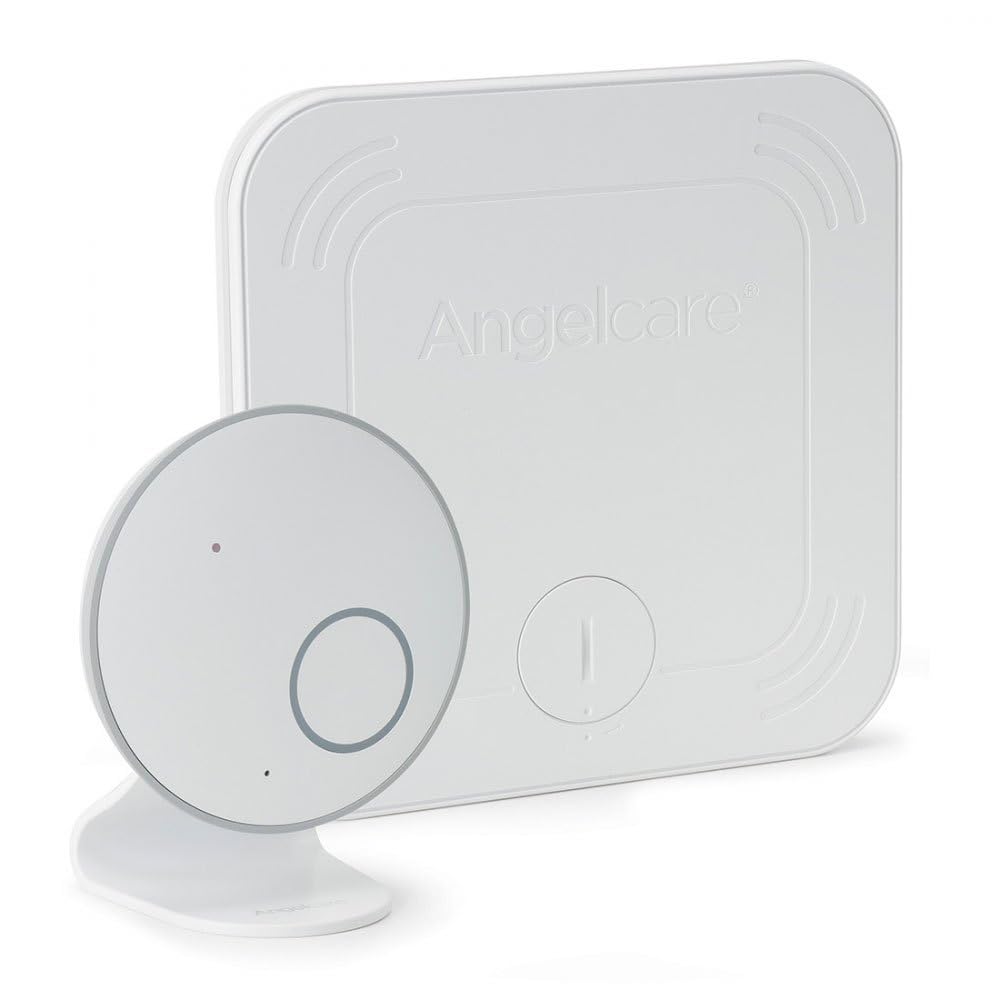 Foppapedretti Monitor Digitale Angelcare AC127, per Neonati Con Sensore Di Movimento, rileva suoni e movimenti, trasmissione digitale e sicura (DECT) a 1.8 GHz con portata fino a 250 metri, Bianco