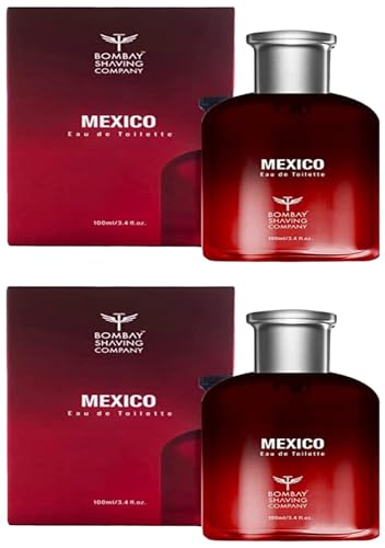 Image of Bombay Shaving Company Perfum For Unisex| Mexico Premium Fragrances For Men 100Ml | Long Lasting Perfume |Pack Of 2