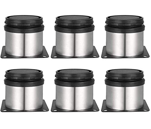 Patas para Muebles - WENTS 6 Piezas Patas para Muebles Inoxidable Cocina Patas Regulables Altura Ajustable