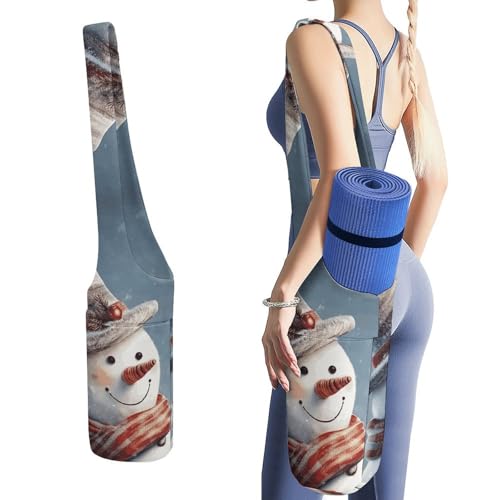 Sac de rangement tapis de yoga en toile grand modèle avec sac humide étanche