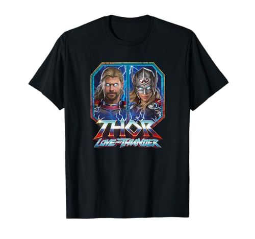 Marvel Thor: Love and Thunder Thor and Mighty Thor T-Shirt