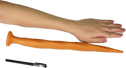 Miniatura 5 de Juguetes sexis de 17 pulgadas con ventosa fuerte, juguetes anales de silicona médica, masaje de próstata, dilatador de ano, bola anal para