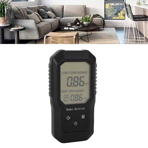 Fafeicy Digital Radon Detector Radon Gas Tester Radon Monitor with Wall Mounted Installation for Home Mine Tunnel Long Short Term Results Display - Image 5