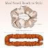 Kitsch Scrunchies for Women - No Crease Hair Ties No Damage | Soft Polyester Scrunchies for All Hair Types | Stylish & Comfortable, For Ponytails & Buns | Ideal Gifts for Women - Sedona, 3pcs