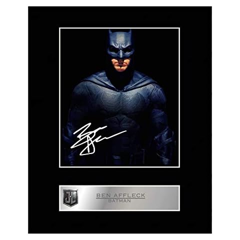 Ben Affleck Signed Batman Photo Display Cover