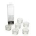 Hosley Clear Glass Set of 6, Glass Tea Light Holders - 1.8" Diameter. Ideal for Parties, Events, Candle Gardens, Aromatherapy, Spas, Weddings