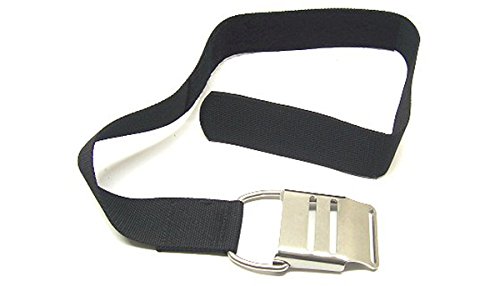 Fascia serraggio bombole da sub con fibbia inox