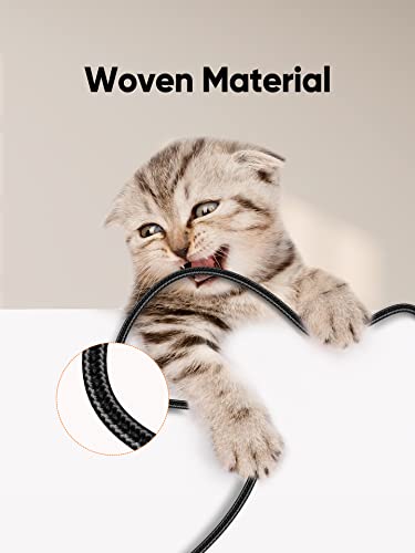 Image of CableCreation Aux Cord 6Feet /1.8M,3.5Mm Audio Cable Male To Male Hi-Fi 1 /8 Inch Braided Auxiliary Stereo Jack Compatible With Headphone,Car,Phone,Speaker With Aux Port,Bule,Blue