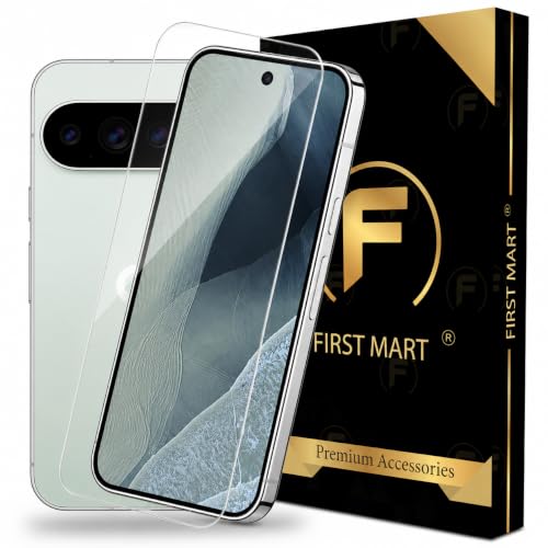 Image of FIRST MART Borderless Tempered Glass for Google Pixel 11 Pro | Edge-to-Edge Screen Protector with Anti-Dust Mesh, Case-Friendly FitInstallation Kit | Pack of 1