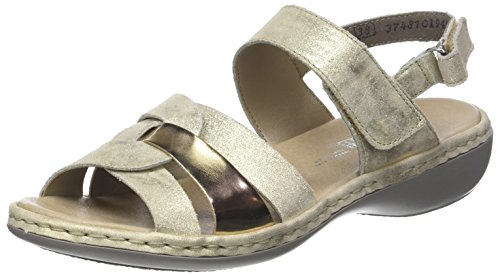 Rieker 659l5-62, Sandali a Punta Aperta Donna