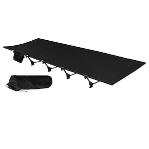 Catre Portátil | Cama Plegable para Dormir en Camping | Soporta hasta 330 Lbs para Senderismo Escalada Caza Excursiones Autocaravana Playa Viajes Exteriores