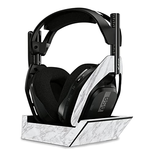 Image of MightySkins Glossy Glitter Skin Compatible with Astro A50 Wireless Headphones + Base Station (Gen 4) - Frost Marble | Protective, Durable High-Gloss Glitter Finish | Easy to Apply | Made in The USA