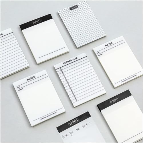 Image of PAXCOO 50 pcs Transparent Project Sticky Note,Transparent Waterproof Self Adhesive Removable Notes, Project Sticky Notes Memo Pads Clear Sticky Paper Sheets for Study, Home & Office Organization