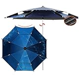 ● Las sombrillas de exterior son muy adecuadas para jardines, terrazas, patios, balcones, mercados, patios, terrazas, fiestas, sombrillas de exterior (este producto no incluye la base)