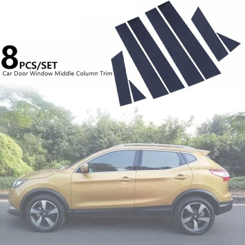 Autocollants accessoires Nissan Qashqai J11 bande protection colonne de porte 8x