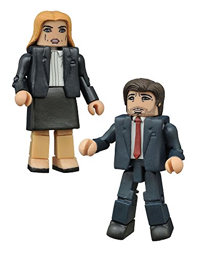 Diamond Select Toys The X-Files: Modern Mulder & Scully Minimates Action Figure (2 Pack)