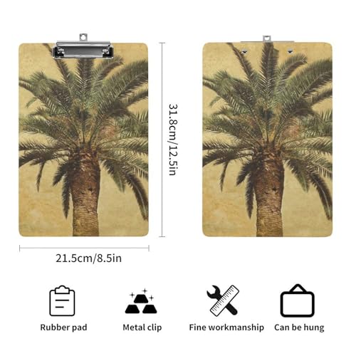 Porte-bloc tropical en acrylique, un cadeau de bureau pour enseignant