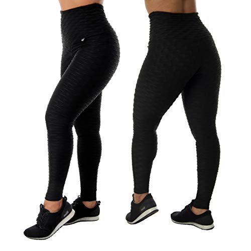 Kit 2 Calças Legging Feminina Bubble