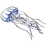 QUMIIRITY 装飾 壁 装飾品 海 ロープ 海岸 装飾 家庭 装飾 アクセサリー ボート 装飾 ビーチ 装飾品 水族館 ライト タツノオトシゴ 水族館 装飾 クラゲ メデューサ ブリキ 鉄