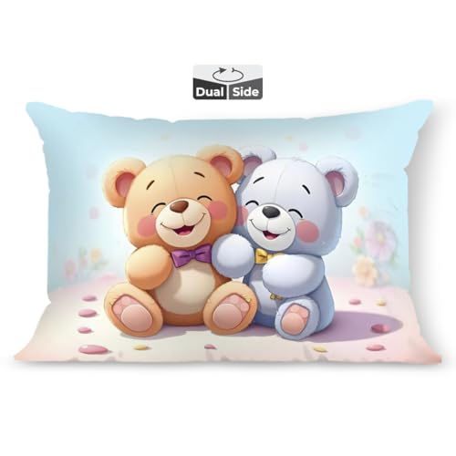 Image of Brizberry Kids Pillow Cushion with Super Soft Fabric | Animal & Cartoon Prints | 12x18 inches (Design 24)