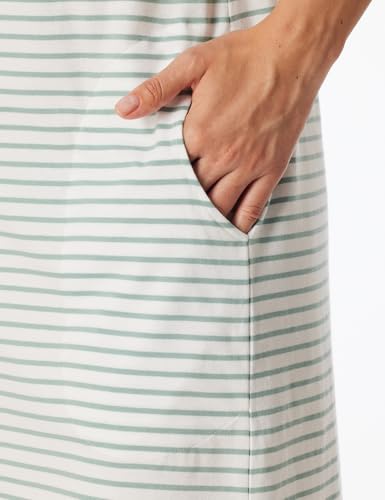 Schiesser Damen Schlafshirt Kurzarm Baumwolle-Mix + Relax Nachthemd, Jade_181251, 50