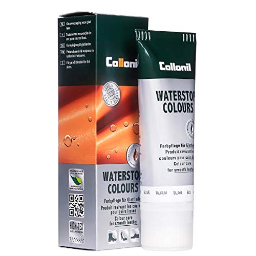 Collonil Waterstop Colours Care and waterproofing cream for smooth leather Blue