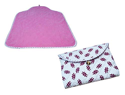 Pink Color Waterproof Portable Baby Diaper Changing Station (Mommy Clutch)-image-0